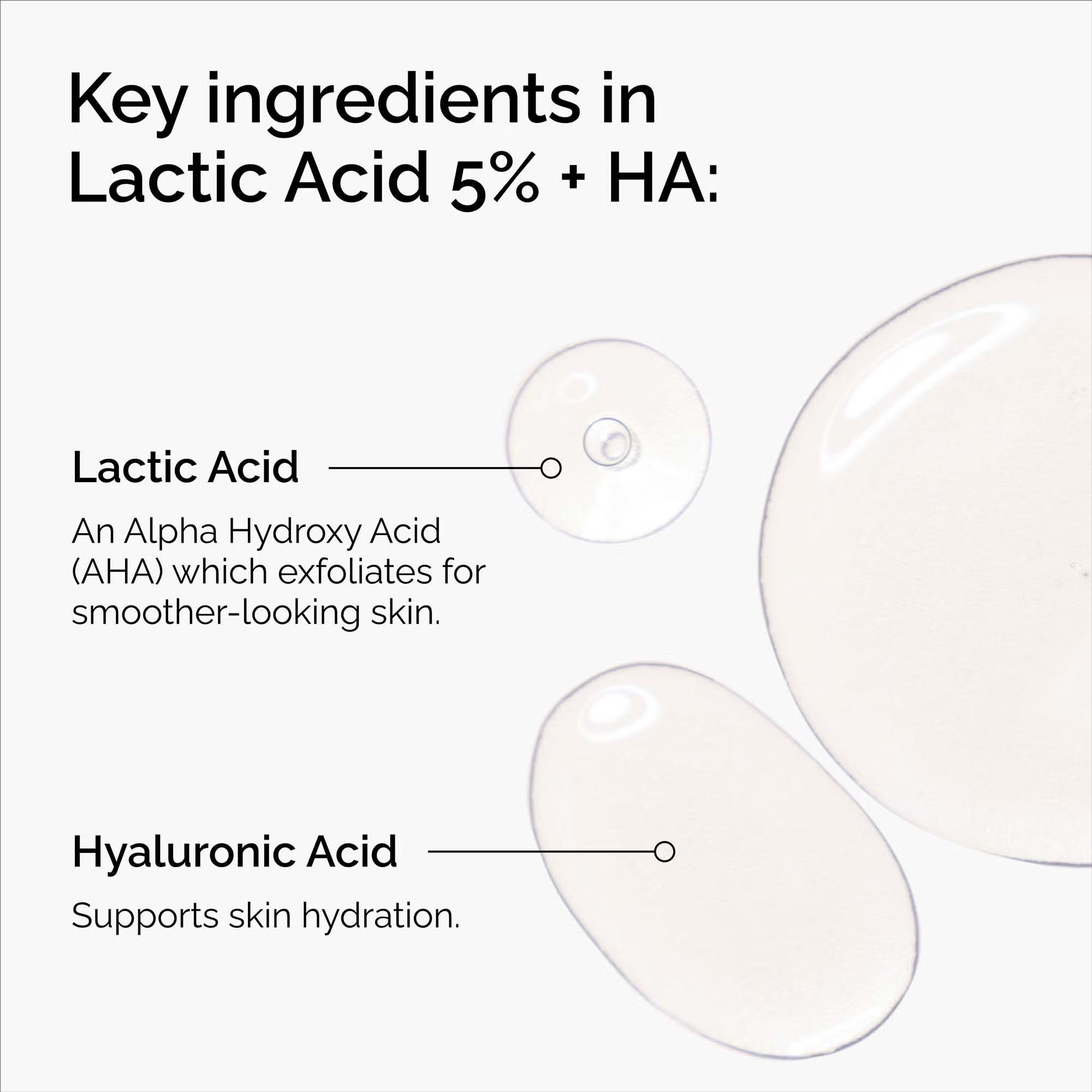 Serum Wajah Asam Laktat 5% + H - Luxury Skincare Brands ulasan dan harga