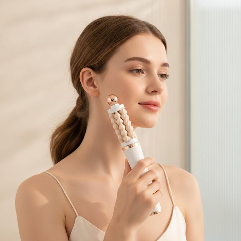 Alat Pijat Wajah Berbentuk Gel - Luxury Skincare Tools ulasan dan harga